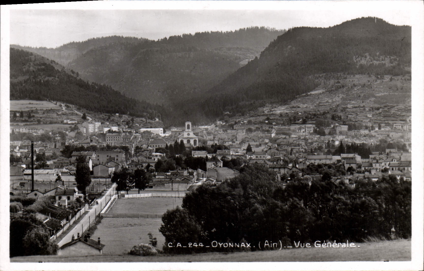 CPA Oyonnax Ain vue generale 