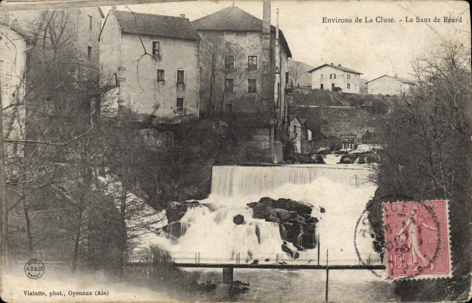 CPA Environs de la Cluse le Saut de Beard 