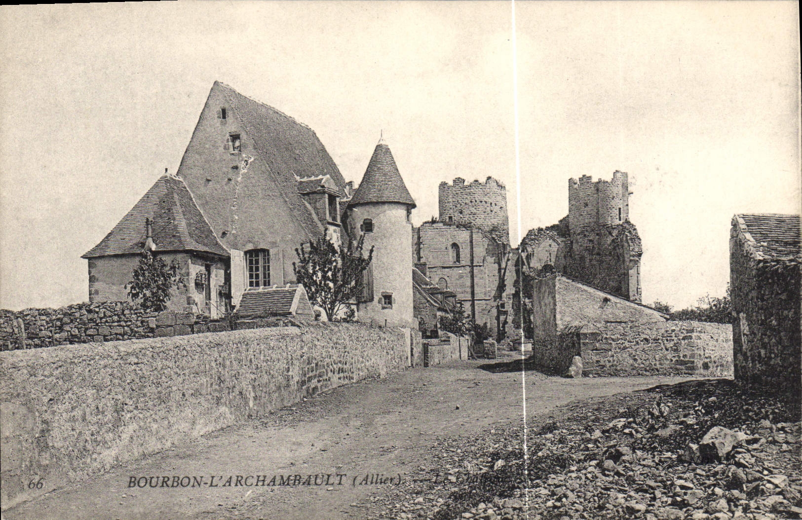 CPA Bourbon l'Archambault Allier 