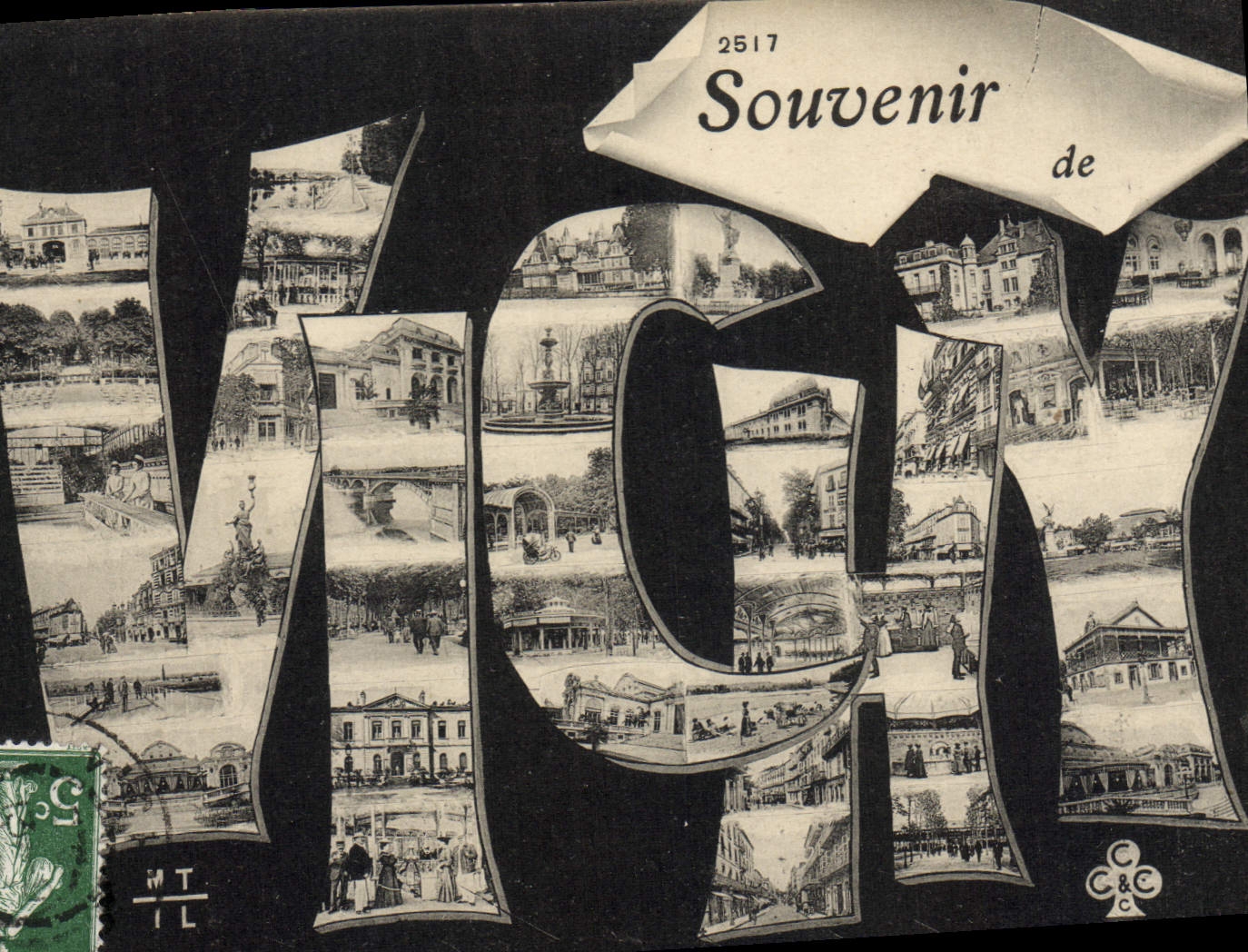 CPA Souvenir de Vichy 
