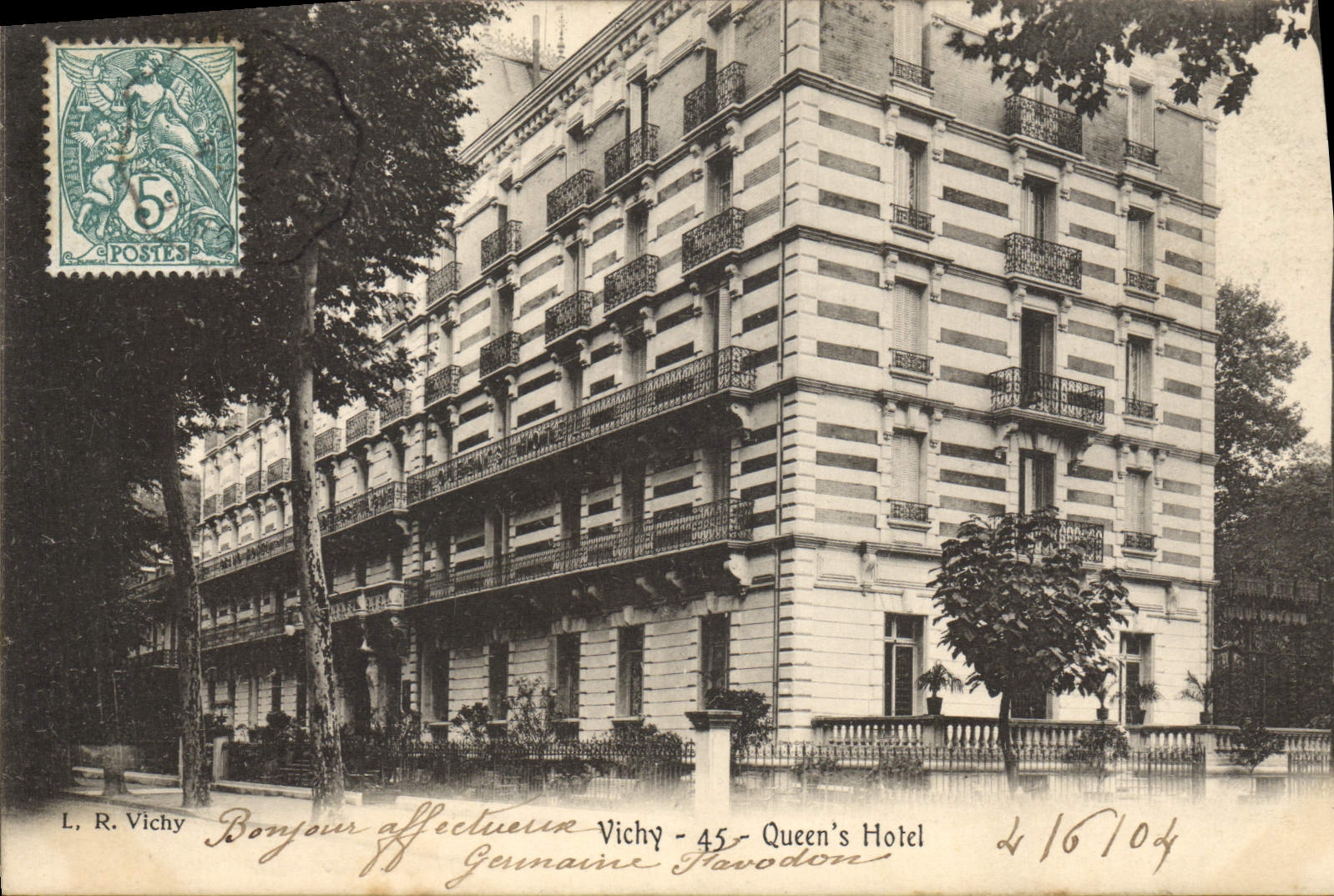 CPA Vichy Queen's Hotel 