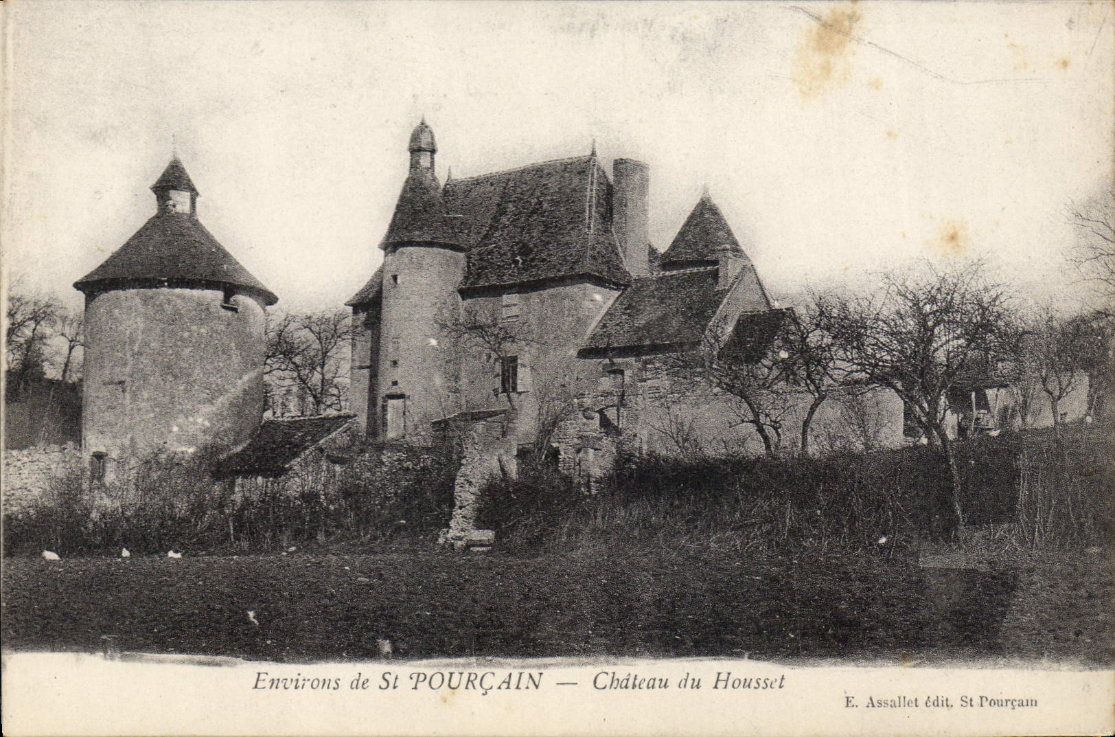 CPA Environs de St Pourcain Chateau du Housset