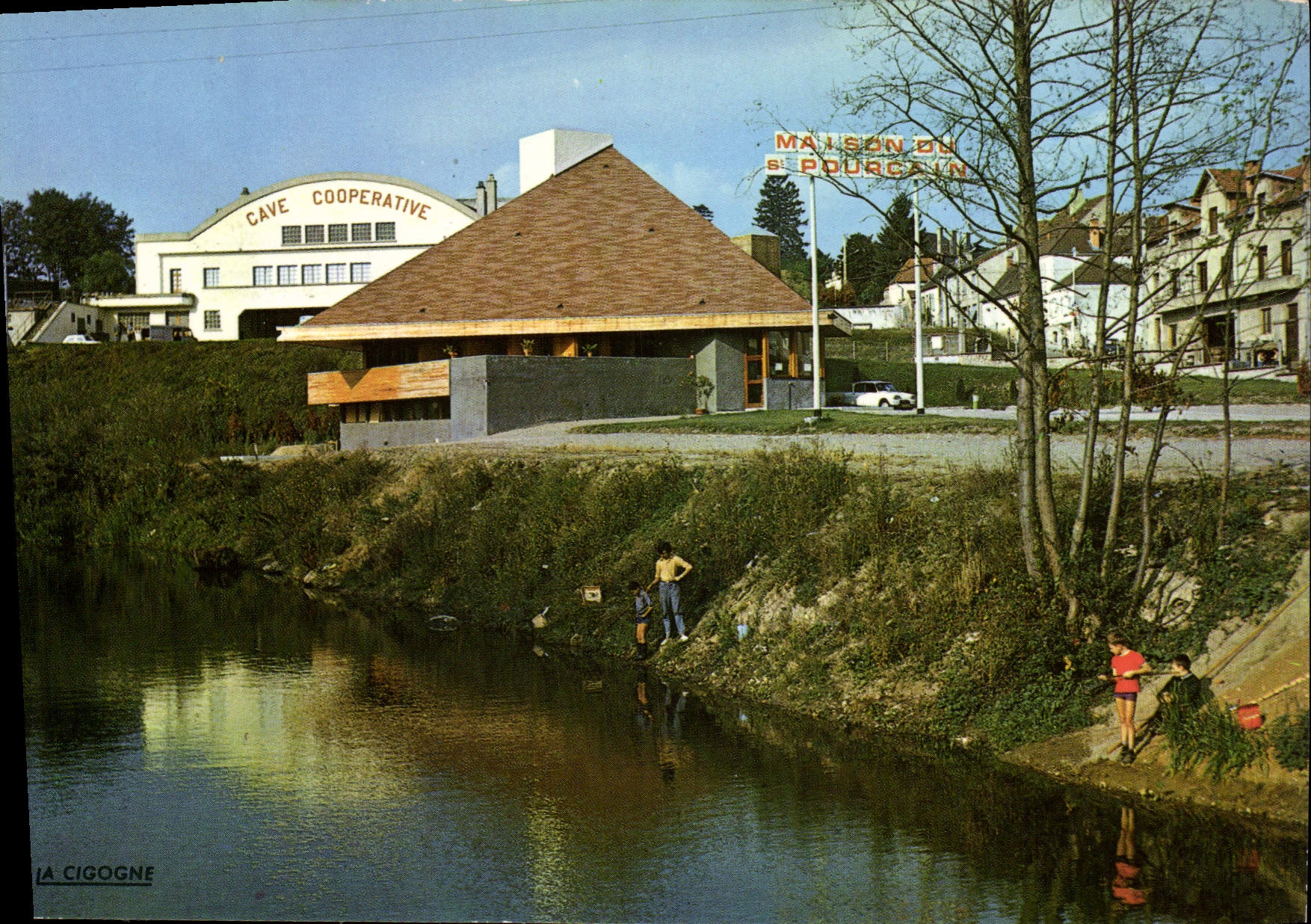 CPA Saint Pourcain sur Sioule Allier Ses Vins reputes La Maison du Saint Pourcain