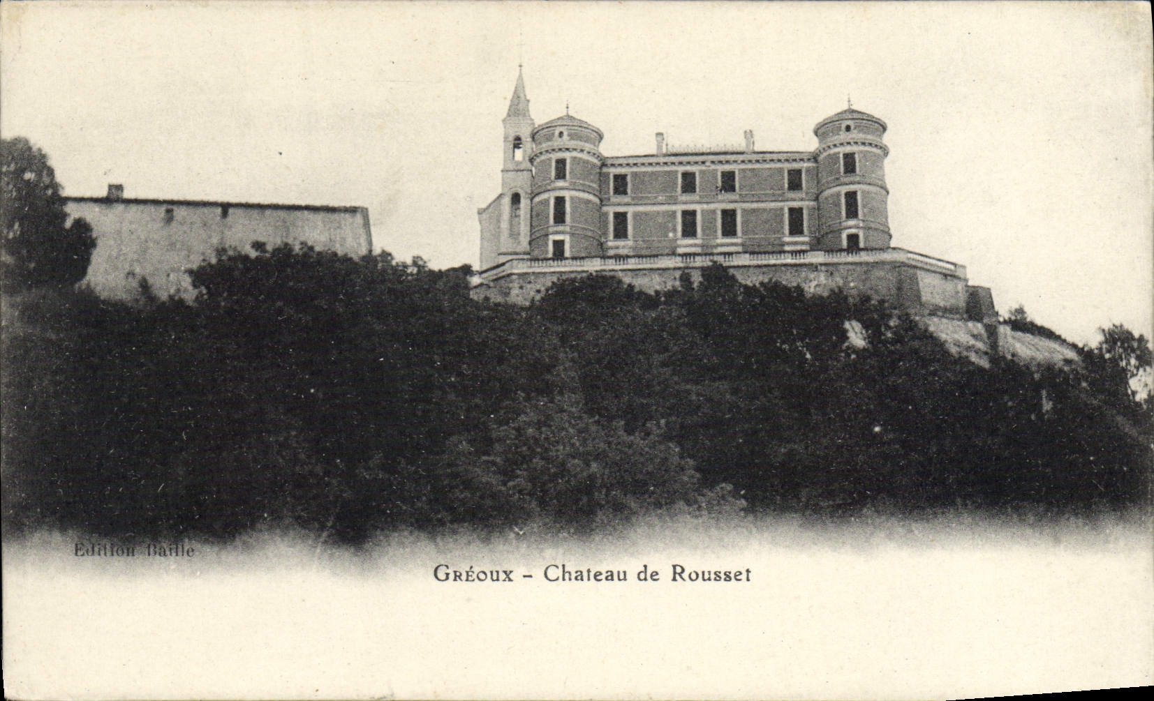 CPA Creoux Chateau de Rousset 