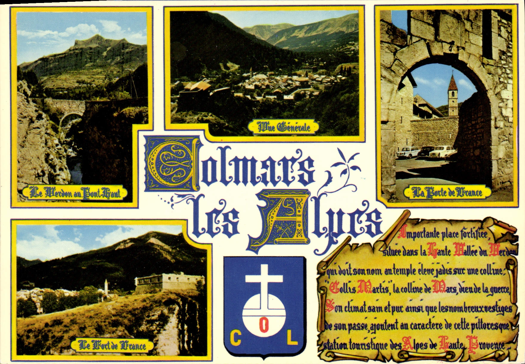 CPA Colmars les Alpes Alpes de Haute Provence