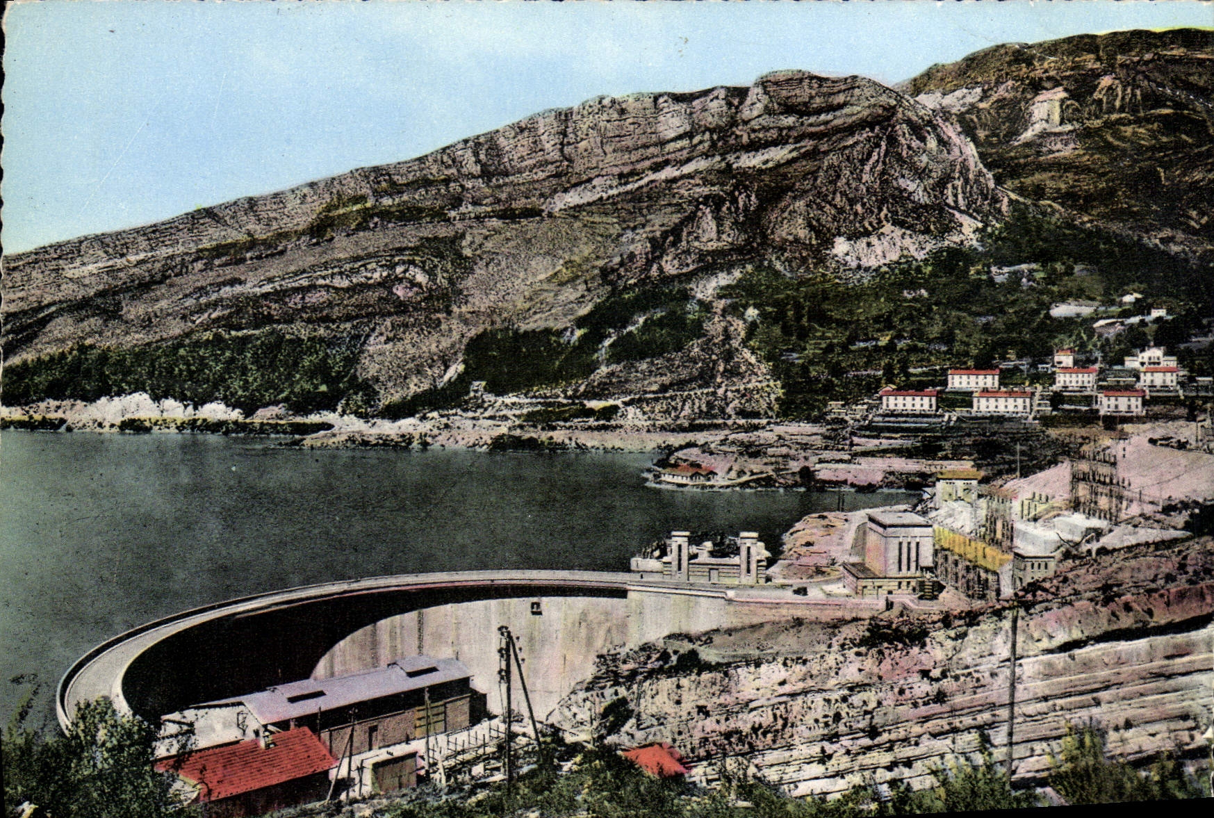 CPA Le Barrage de Castillon Demandolx B Alpes et la Cite des Grottes 