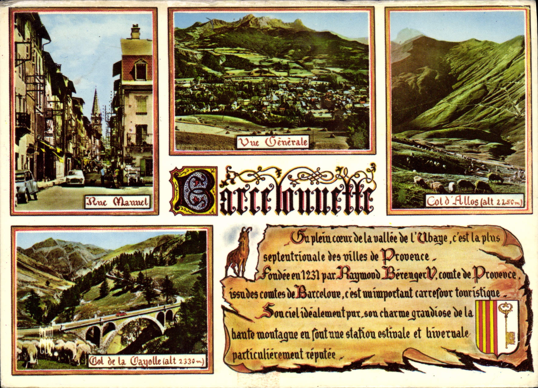 CPA Paysages de France Barcelonnette Alpes de Haute Provence 