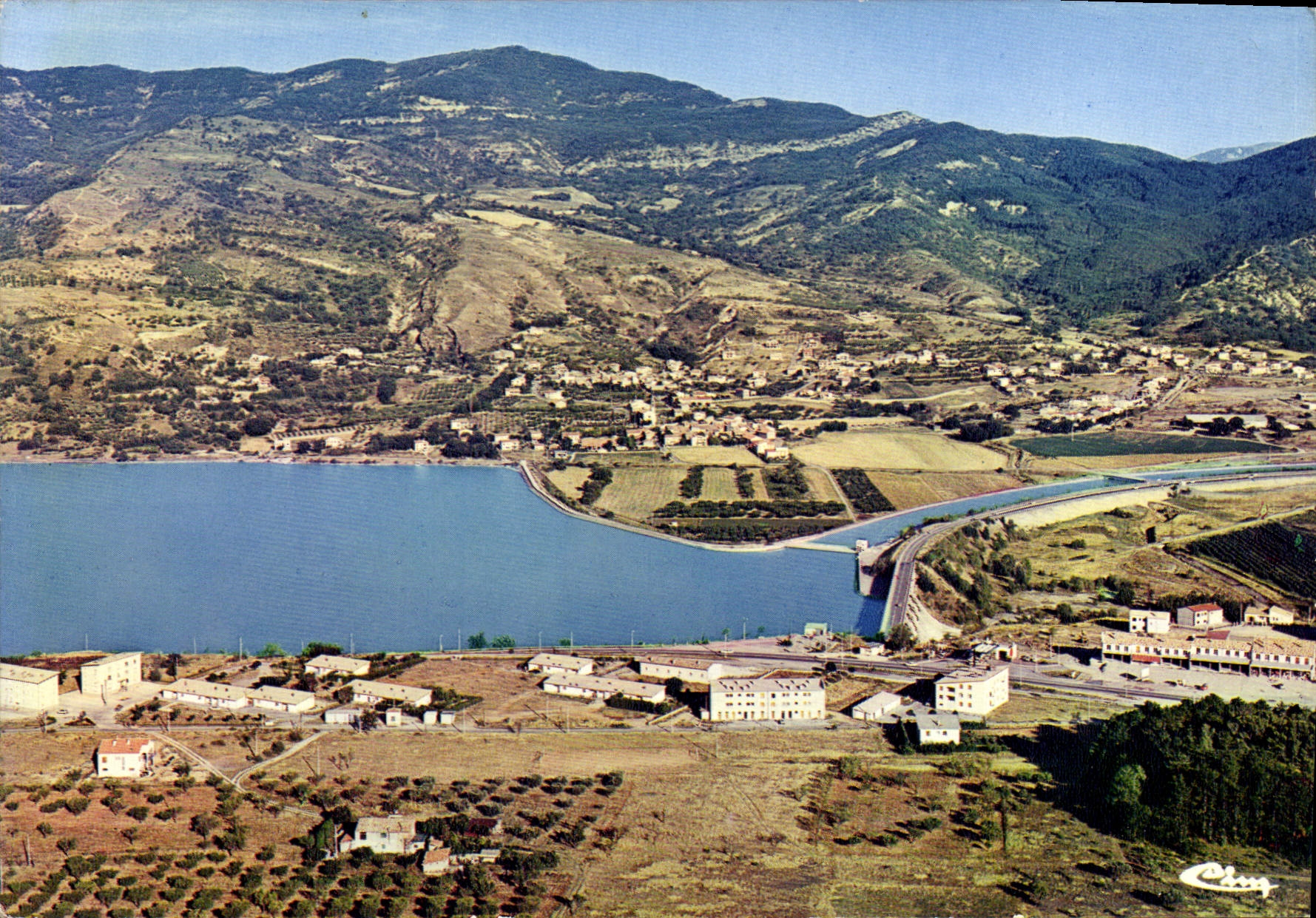CPA Chateau Arnoux Alpes de Hte Provence la retenue d'eau de Chateau Arnoux