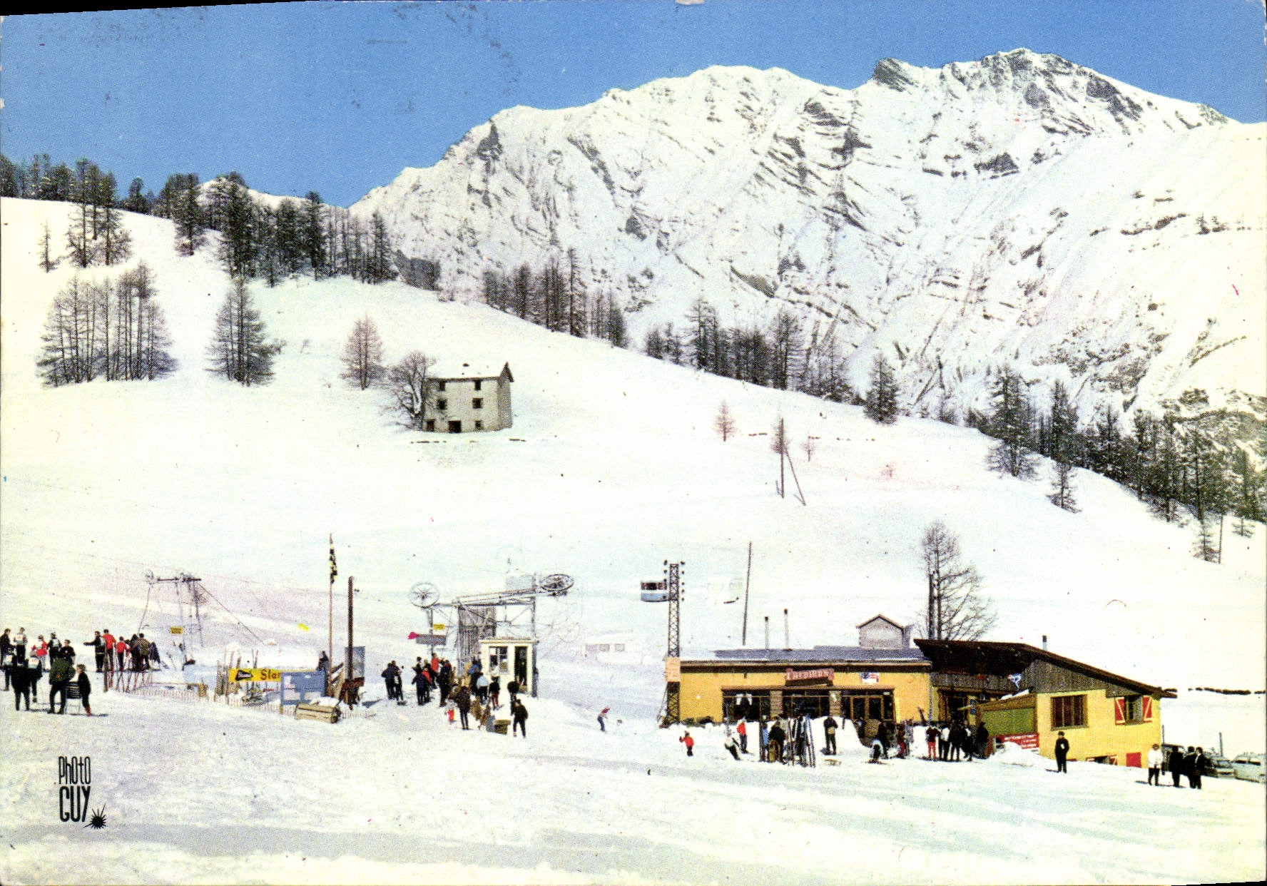 CPA Sainte Anne la Condamine Basses Alpes Station de Sports d'Hiver 