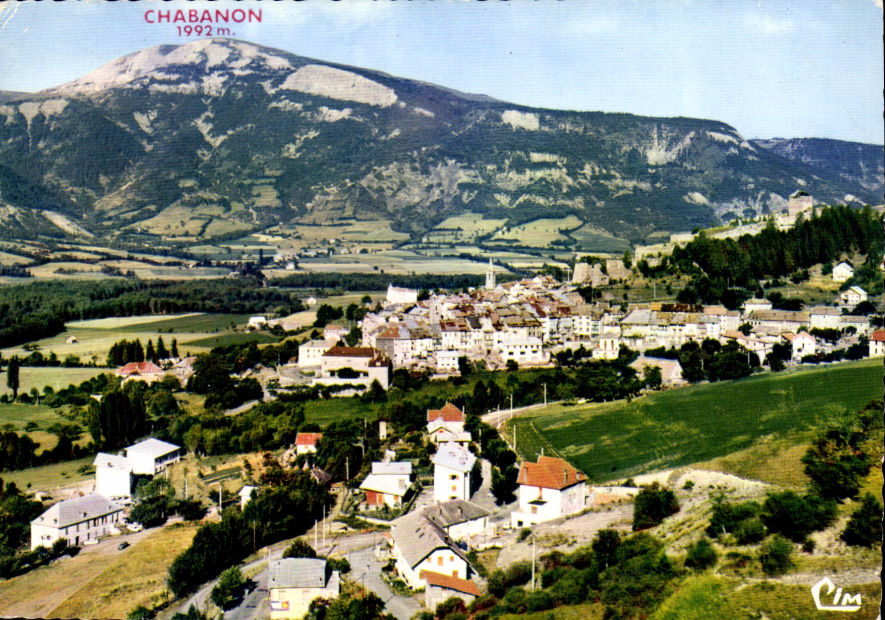 CPA Haute Provence Seyne les Alpes B A vue generale aerienne
