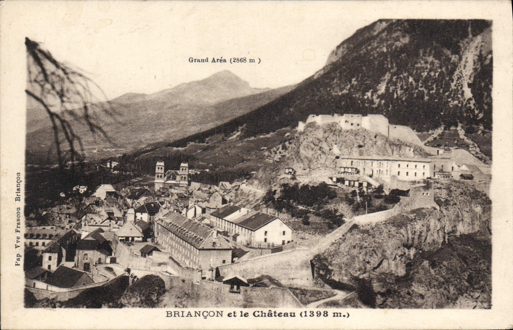 CPA Briancon et le Chateau 
