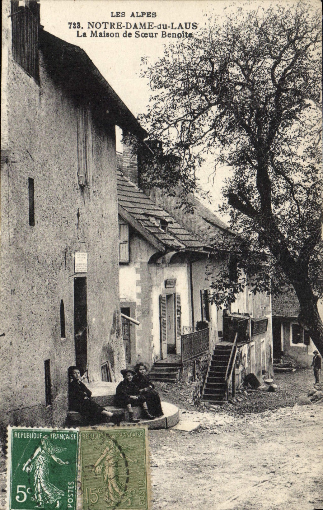 CPA Les Alpes Notre Dame du Laus la maison de Soeur Benoite