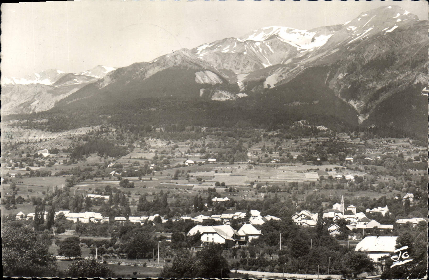 CPA Les Alpes Chateauroux vue generale tete de l'Hivernet et tete de Soleille Boeuf