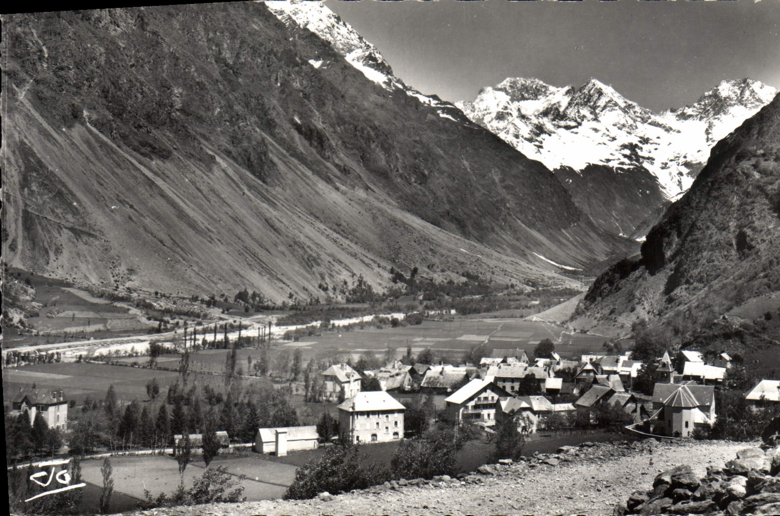 CPA Les Alpes Vallee du Valgaudemar la Chapelle en Valgaudemar les Aupillous le col du Sellar et le 