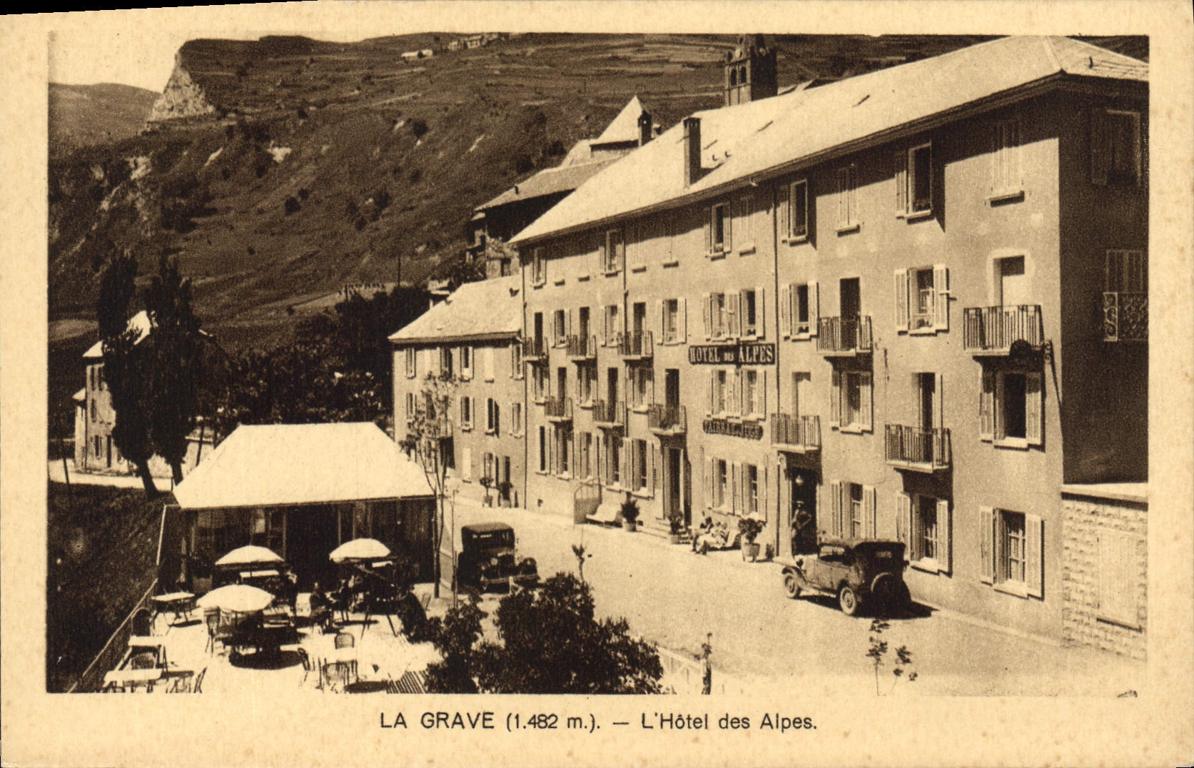CPA La Grave l'Hotel des Alpes 