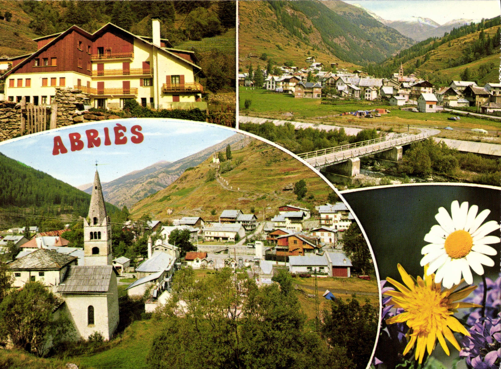 CPA Abries Haut Quryras Centre de L'Ile St Denis Vues d'ensenble du village