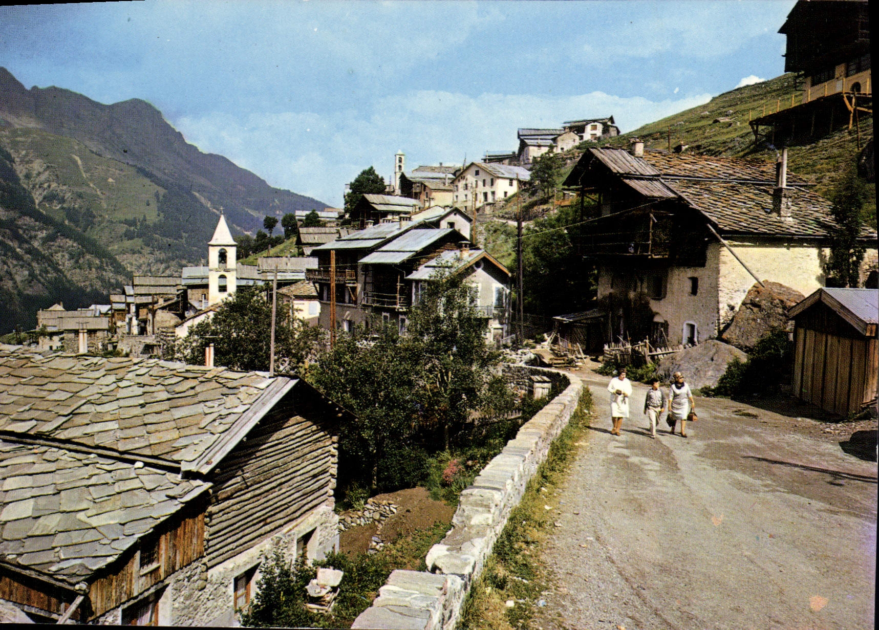 CPA Saint Veran Hautes Alpes La plus haute commune habitee d Europe Vue generale 