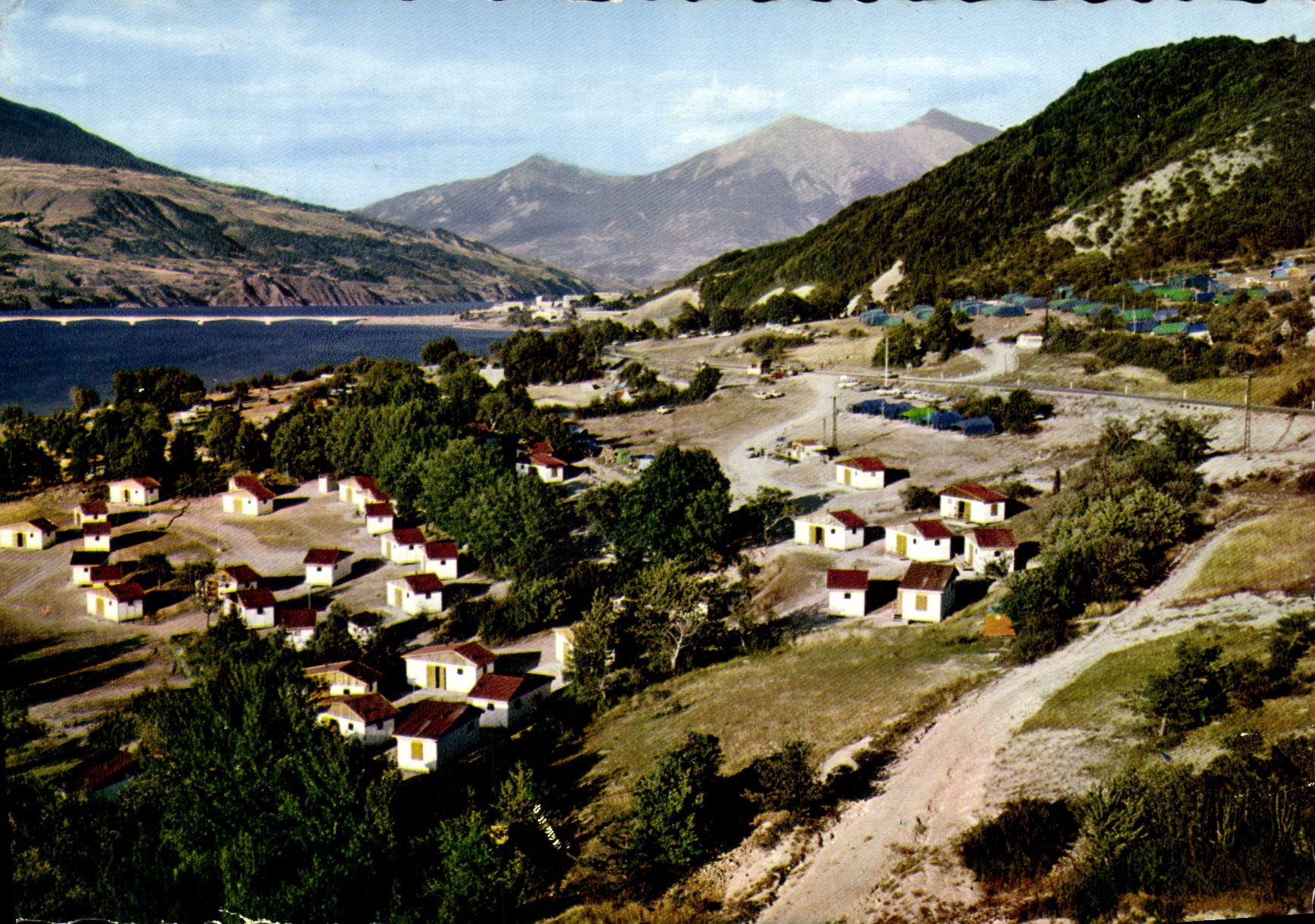 CPA Savines le Lac Hautes Alpes Camping C C A S E G F 