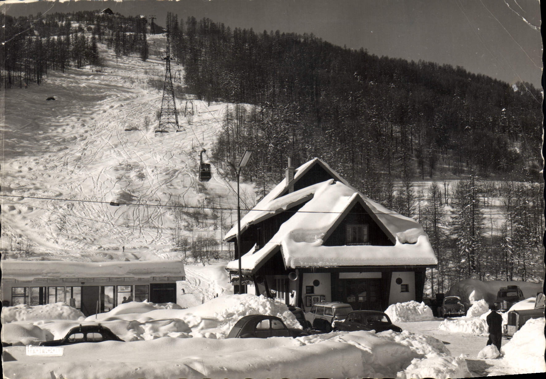 CPA Telepherique de Serre Chevalier Gare de Depart 