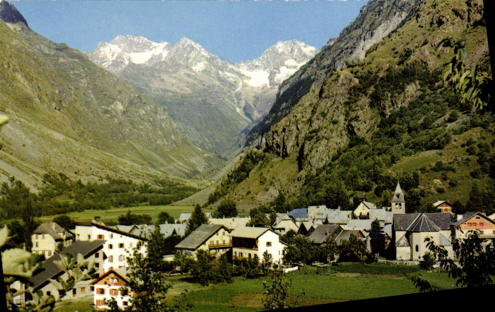 CPA Les Hautes Alpes la Chapelle en Valgaudemar Les Bans Les Aupillous Pic Joceime 