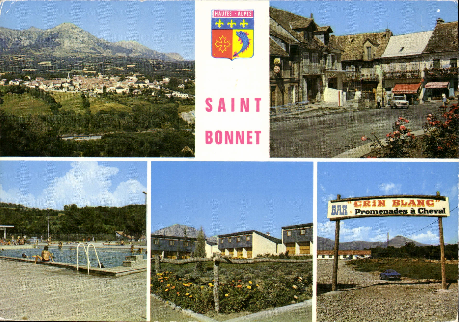CPA Les Hautes Alpes le Champsaur St Bonnet Piscine les Gifes Equitation 