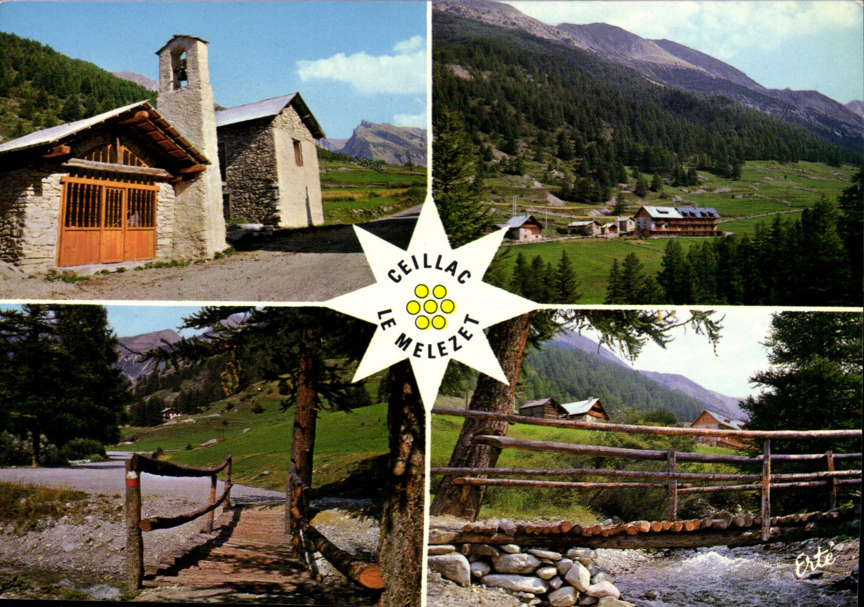 CPA Reflets de France Hautes Alpes Ceillac vallee Melezet 