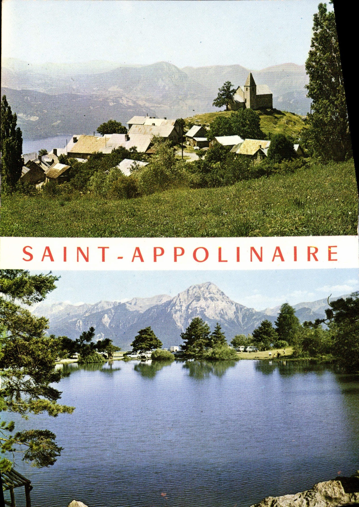 CPA Les Hautes Alpes Saint Appolinaire et le Lac le Grand Morgon 