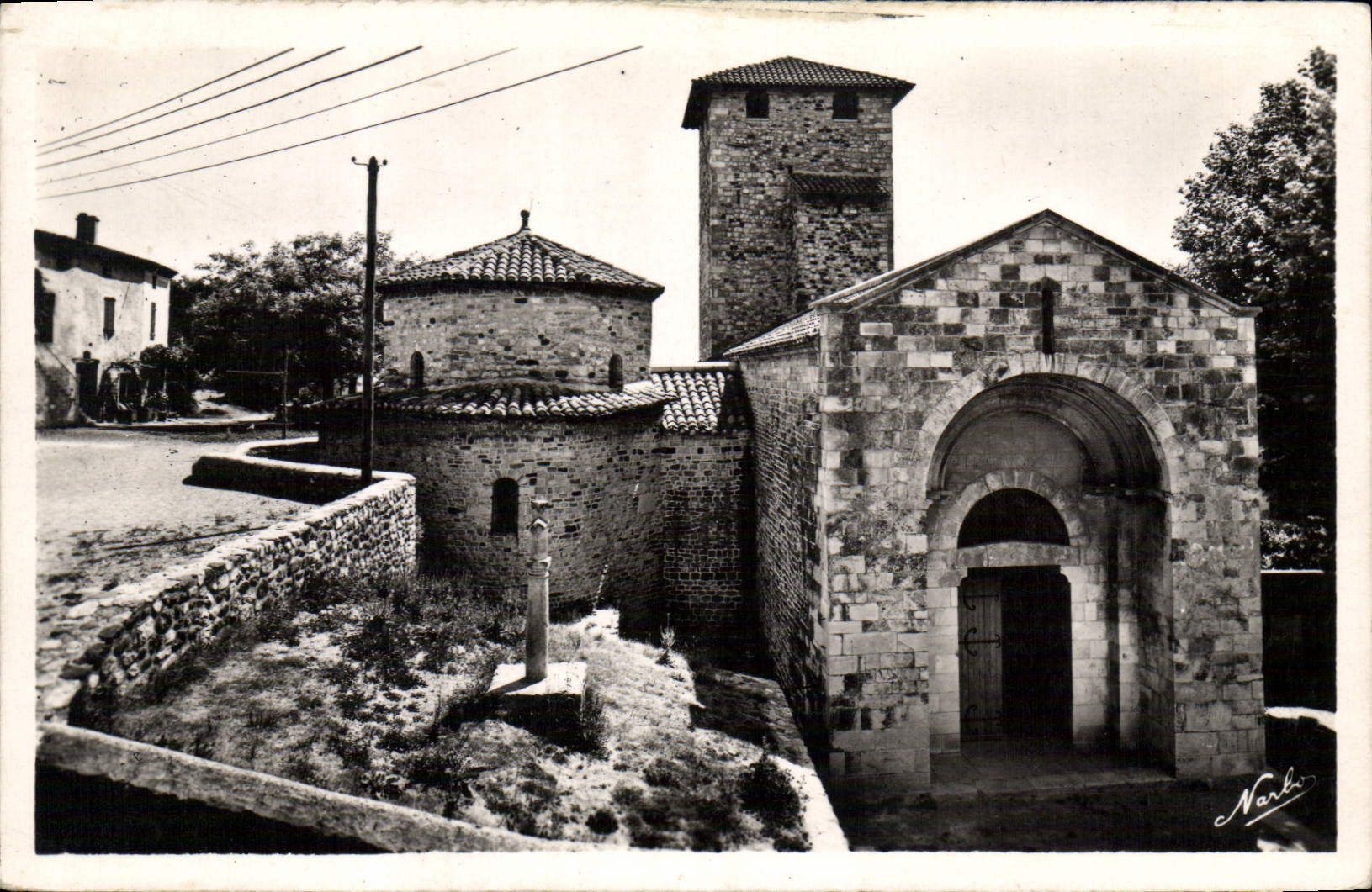 CPA Le Teil Ardeche Eglise de Melas Classee Monument Historique