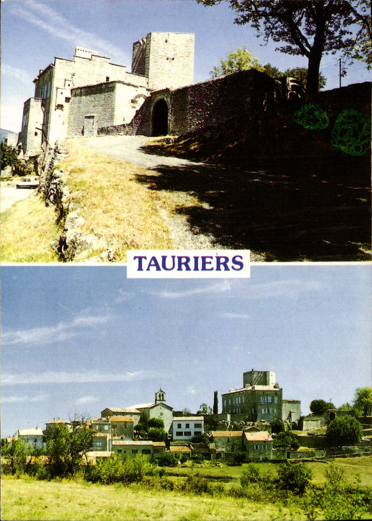 CPA Images de France Ardeche Tauiers village aux environs de Largentiere
