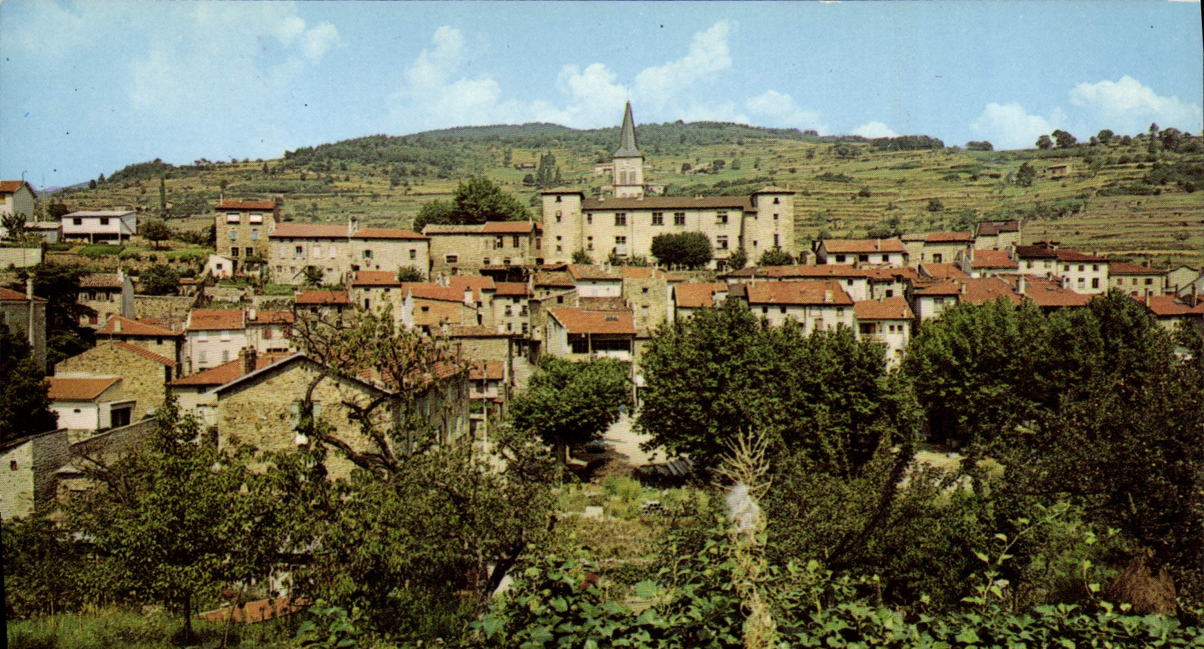 CPA Satillieu Ardeche Vue generale