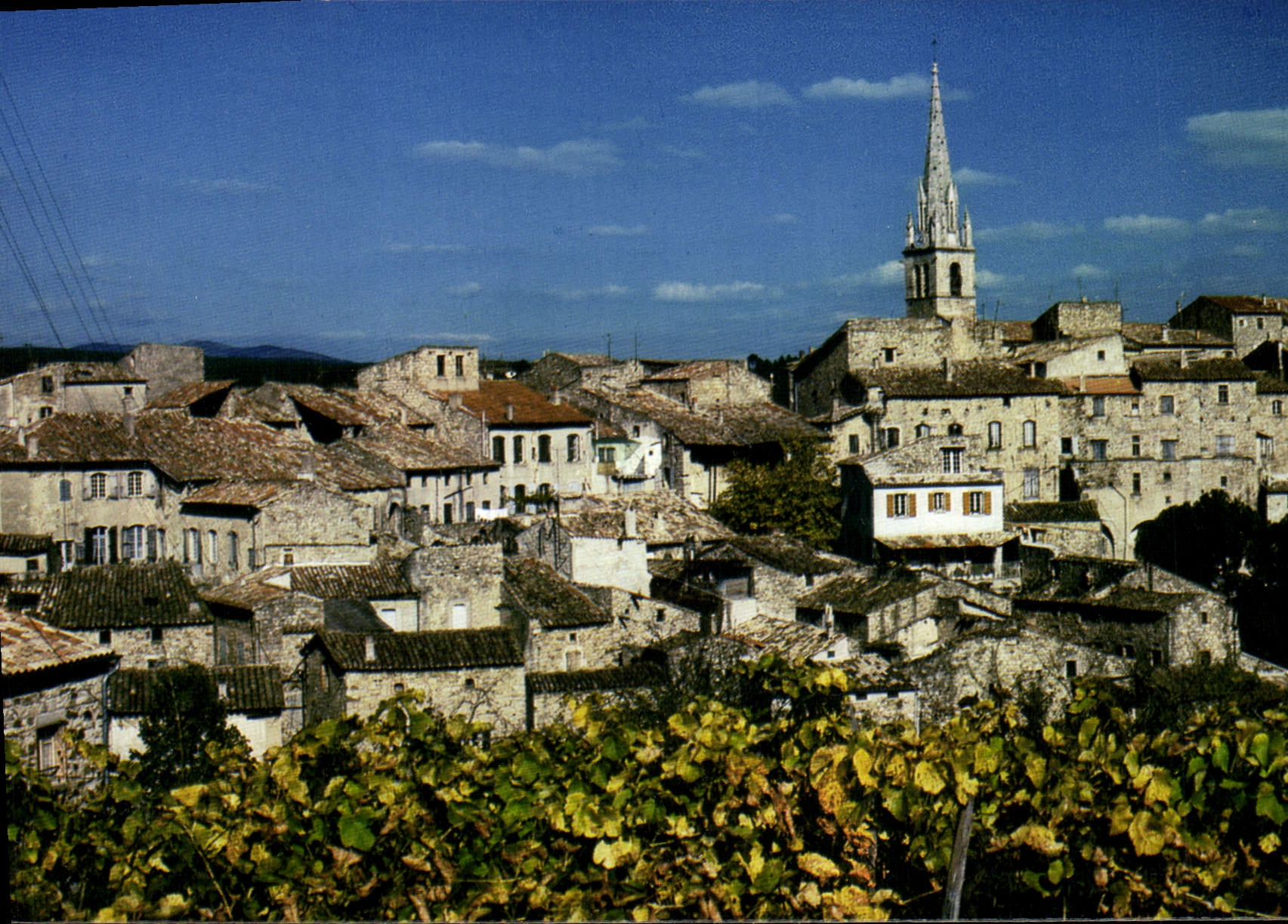 CPA La Vallee moyenne de l'Ardeche Joyeuse le bourg aux maisons anciennes