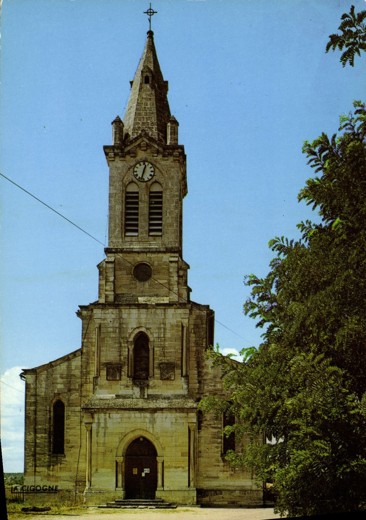 CPA Vagnas Ardeche L'Eglise 