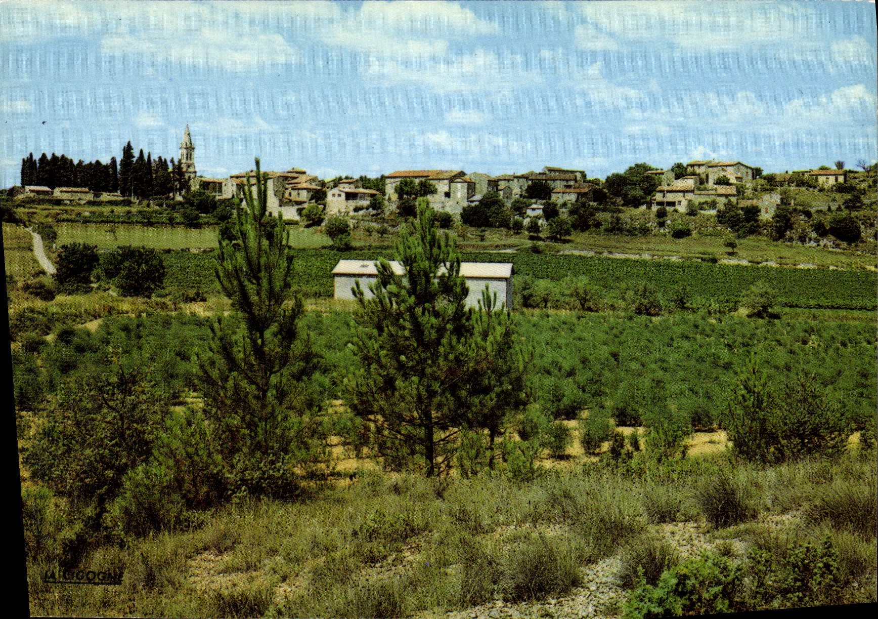 CPA Vagnas Ardeche Vue generale