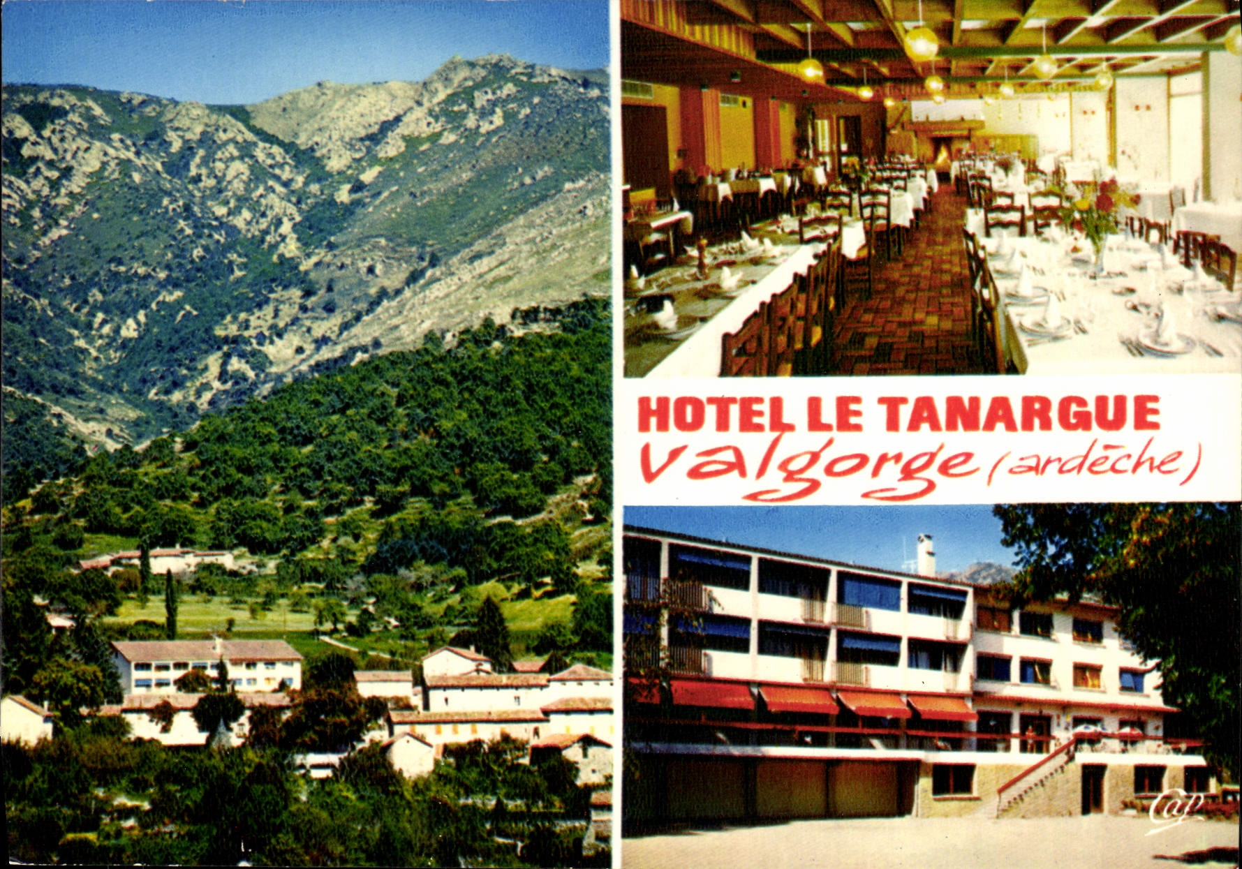 CPA Hotel le Tanargue Valgorge Ardeche 