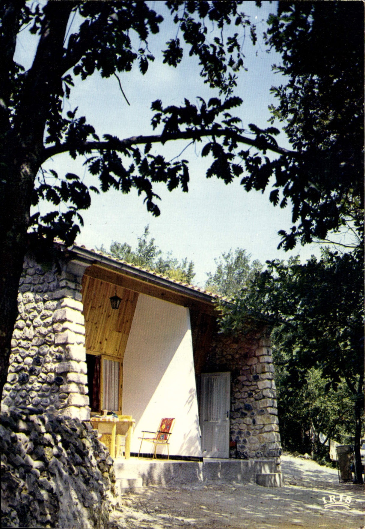 CPA Gorges de l'Ardeche Camp de L'uas PTT Les Blachas Salavas Ardeche 
