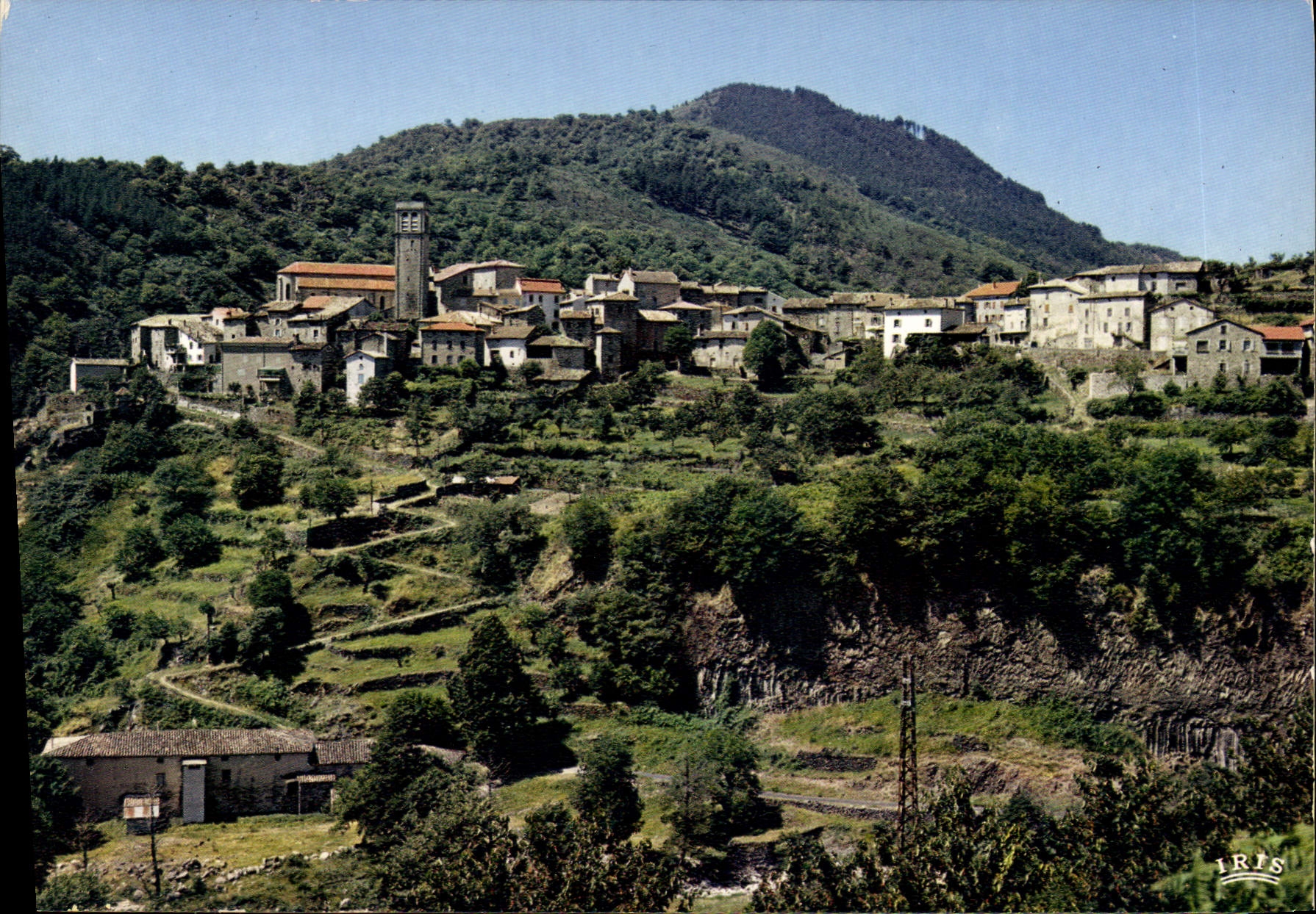 CPA Ardeche Pittoresque Vue generale d'Antraigues