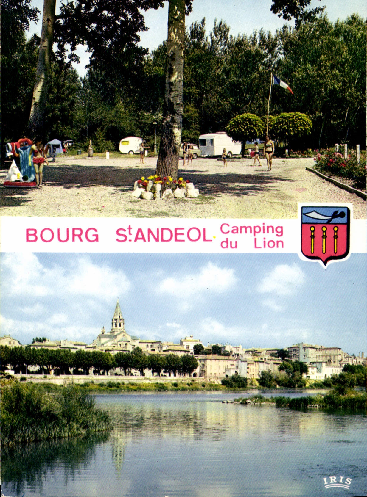 CPA Bourg St Andeol Camping du Lion sur les bords du Rhone a Bourg St Andeol 
