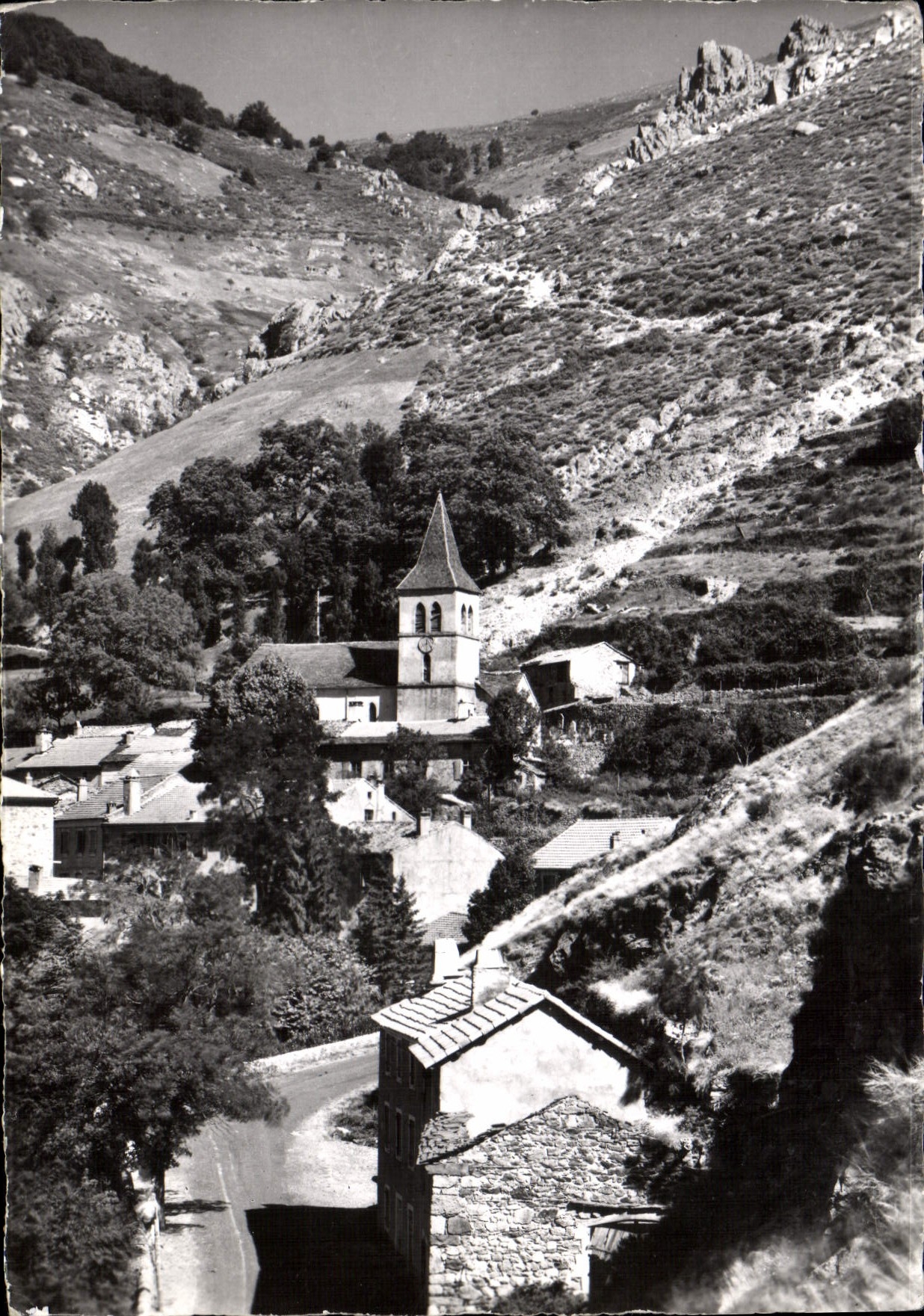 CPA Saint Laurent les Bains Ardeche L'Eglise