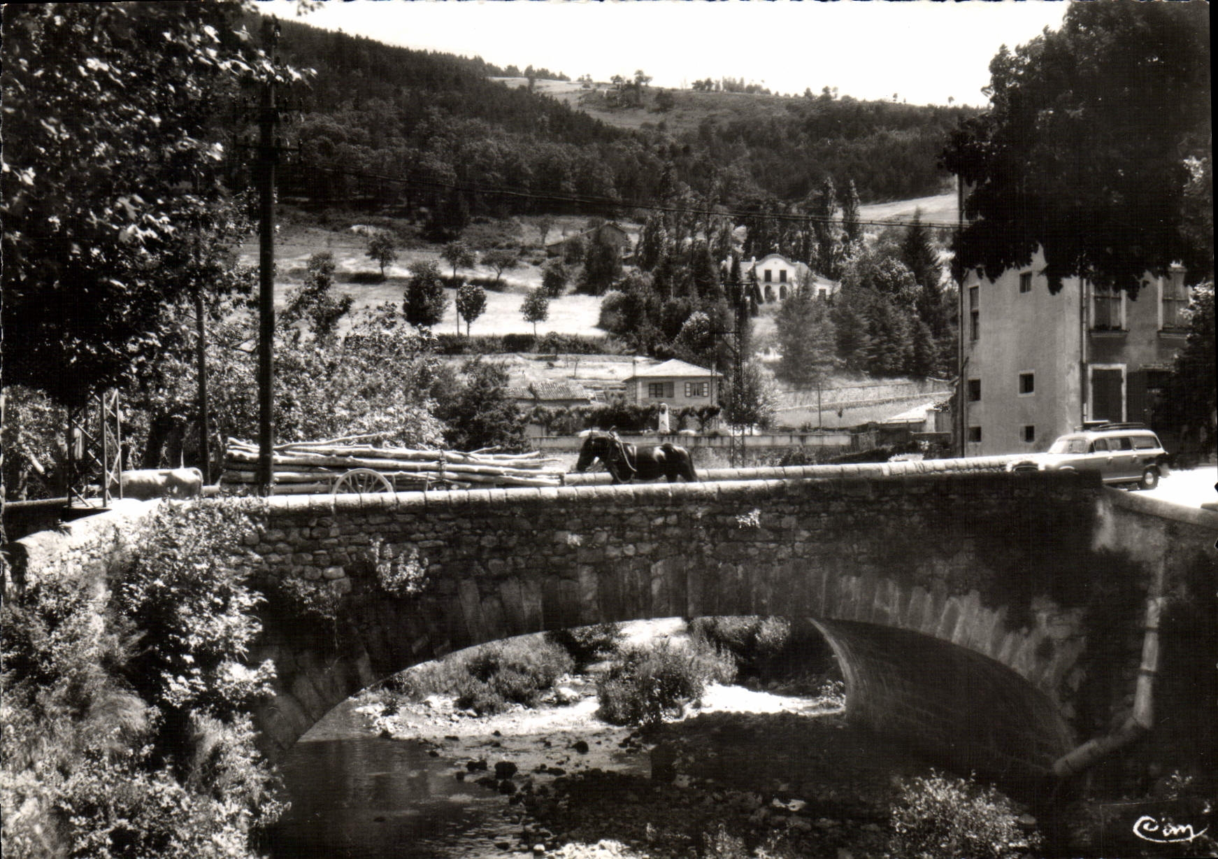 CPA Satillieu Ardeche Le Pont du Nant 