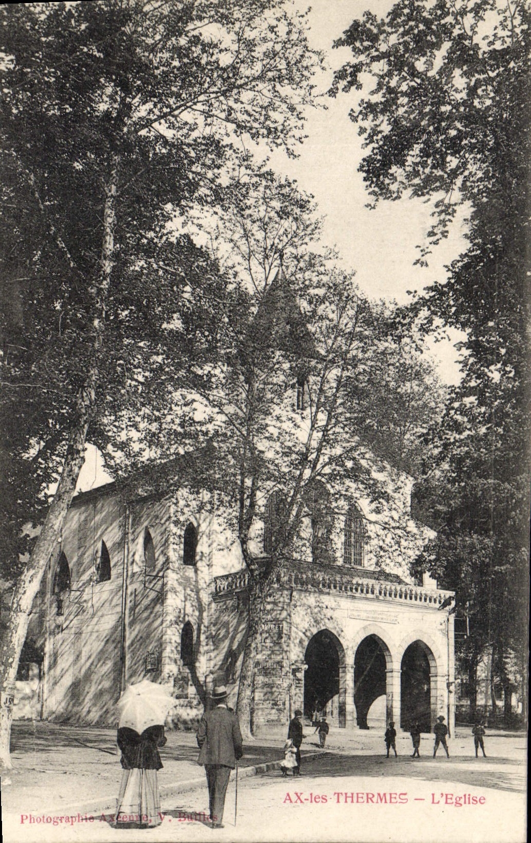 CPA Ax les Thermes L'Eglise 