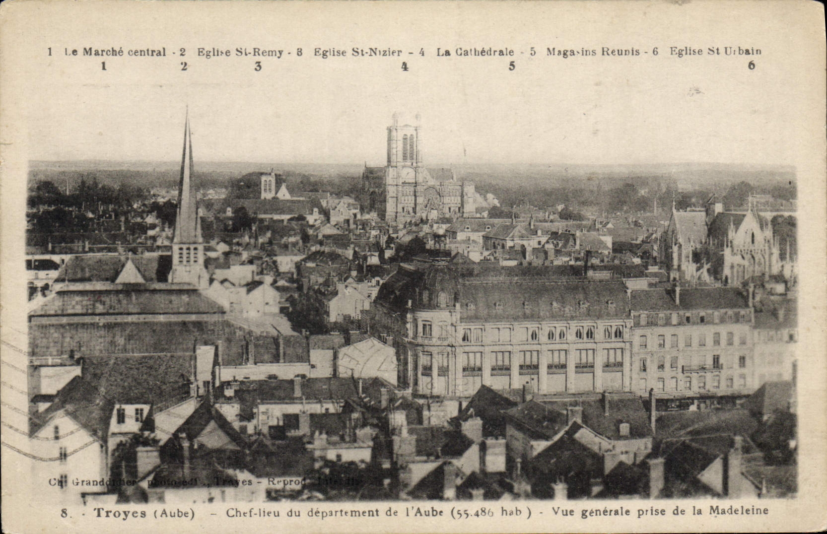 CPA Troyes Aube Chef lieu departement de l'Aube