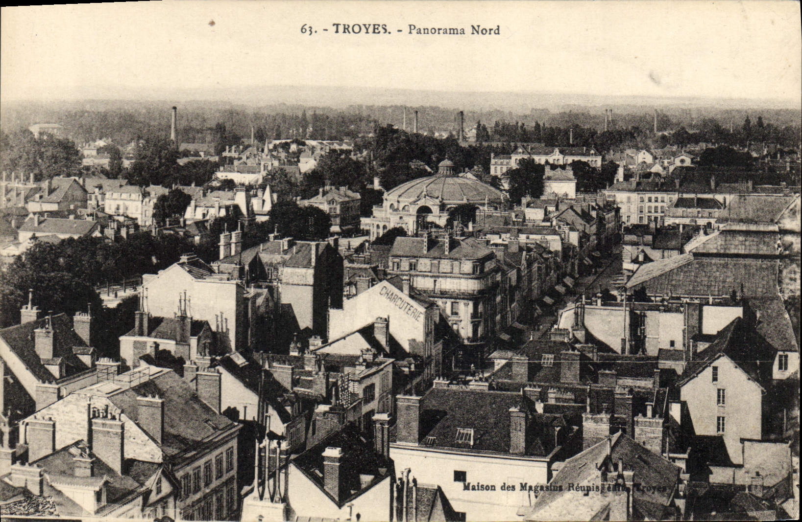 CPA Troyes Panorama Nord 