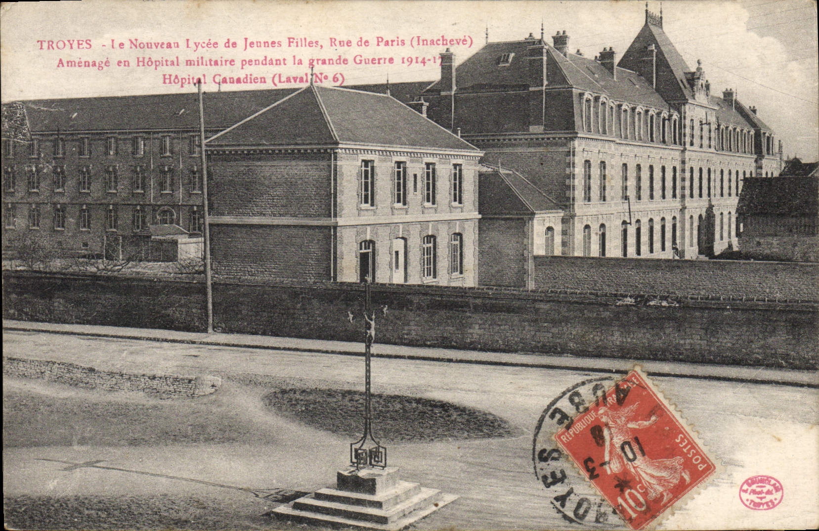 CPA Troyes Le Nouveau Lycee de Jennes Filles 