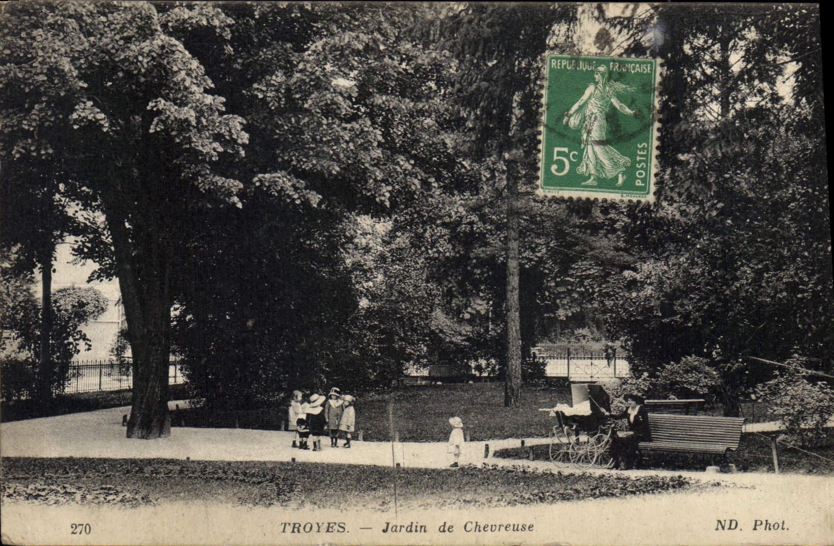 CPA Troyes Jardin de Chevreuse 