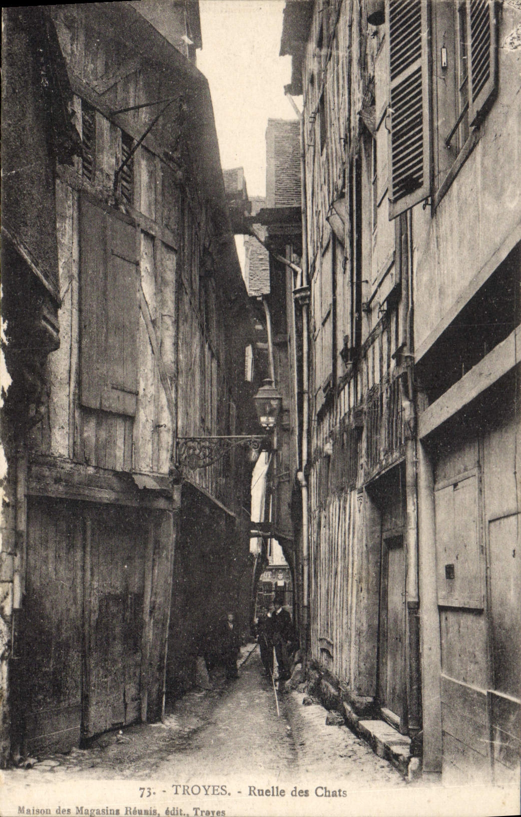 CPA Troyes Ruelle des Chats 