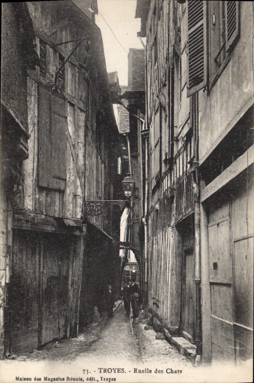 CPA Troyes Ruelle des Chats 