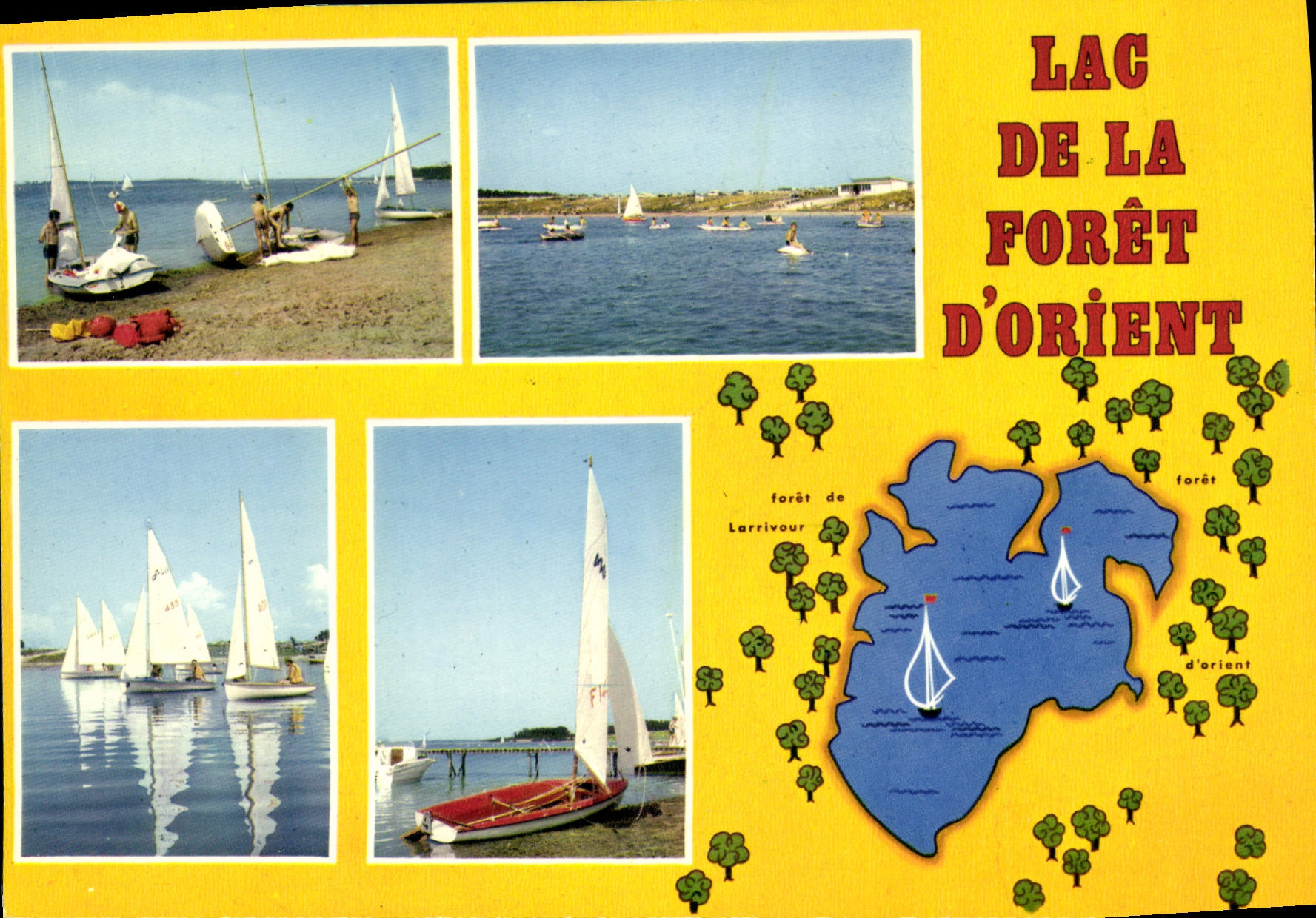 CPA Troyes Aube Le Lac de la Foret d'Orient
