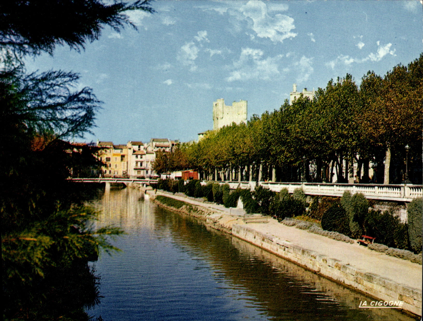 CPA Narbonne Aude Canal de la Robine 