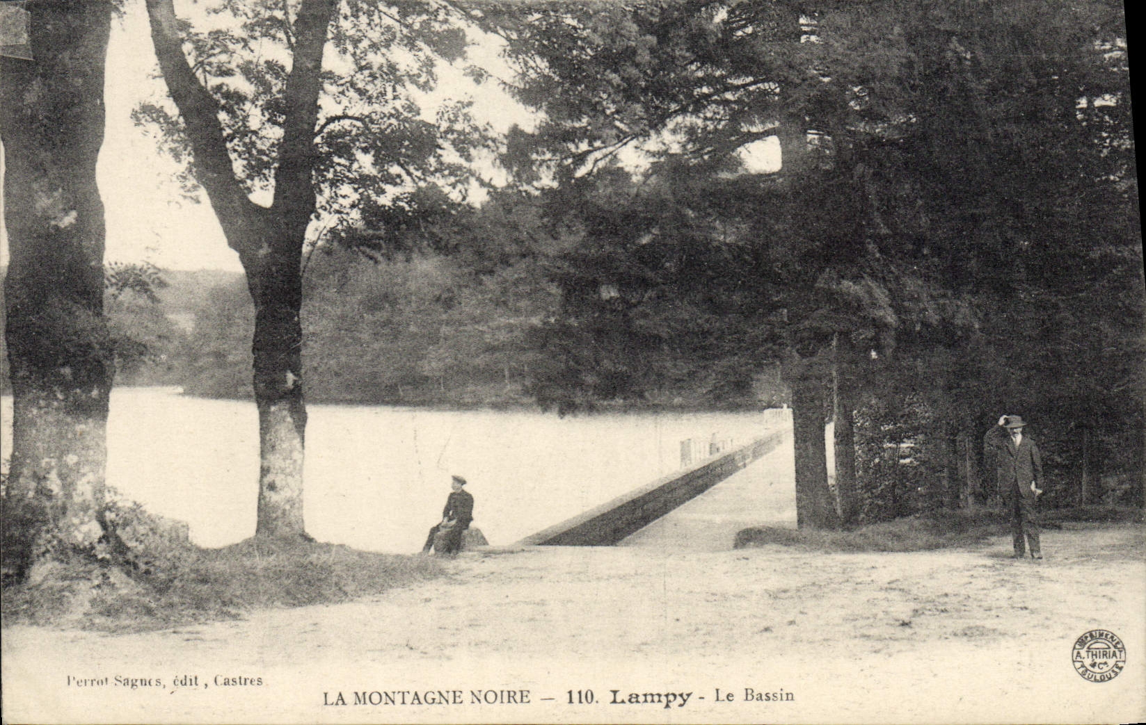 CPA La Montagne Noire Lampy Le Bassin 