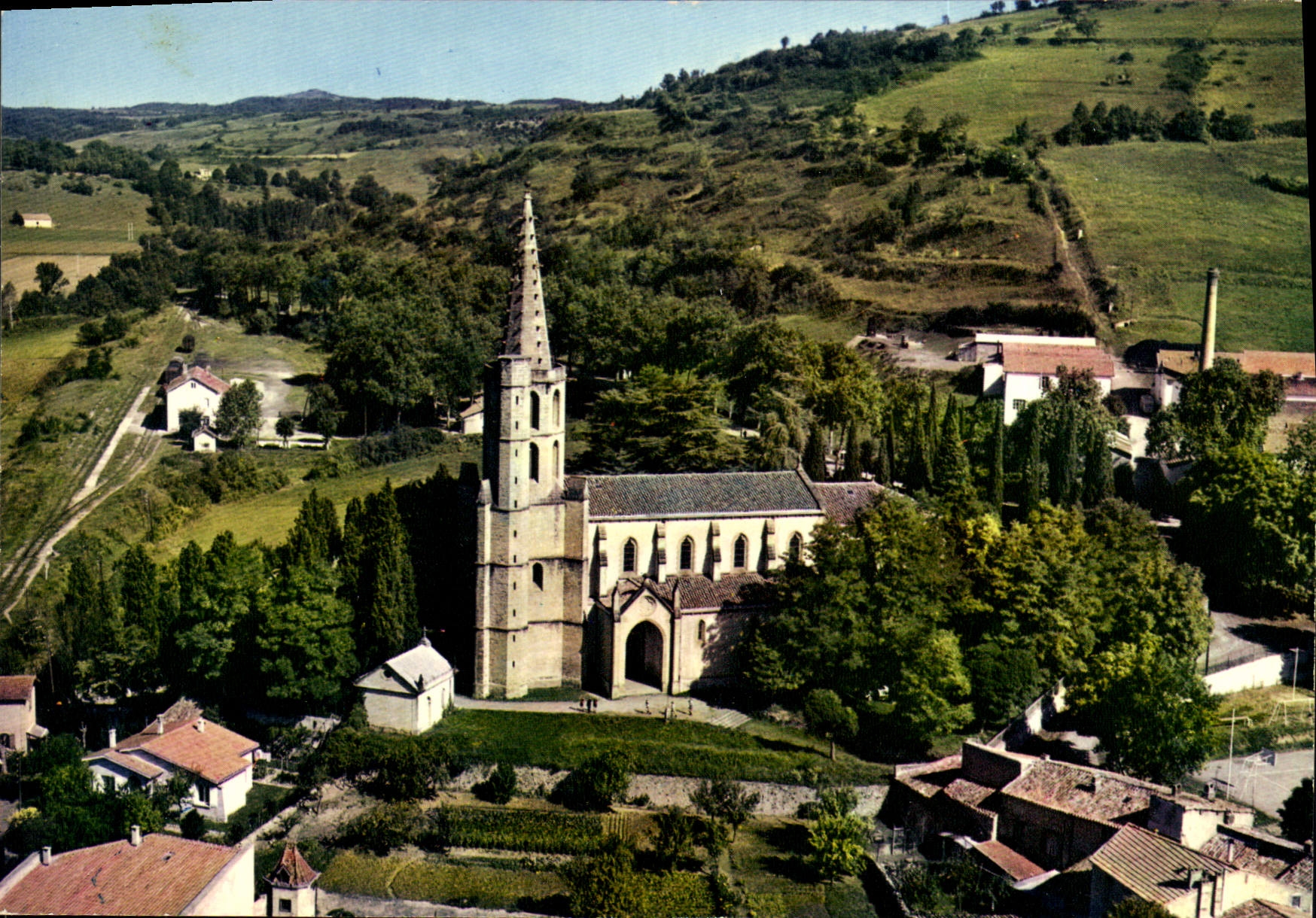 CPA Chalabre Aude L'Eglise St Pierre